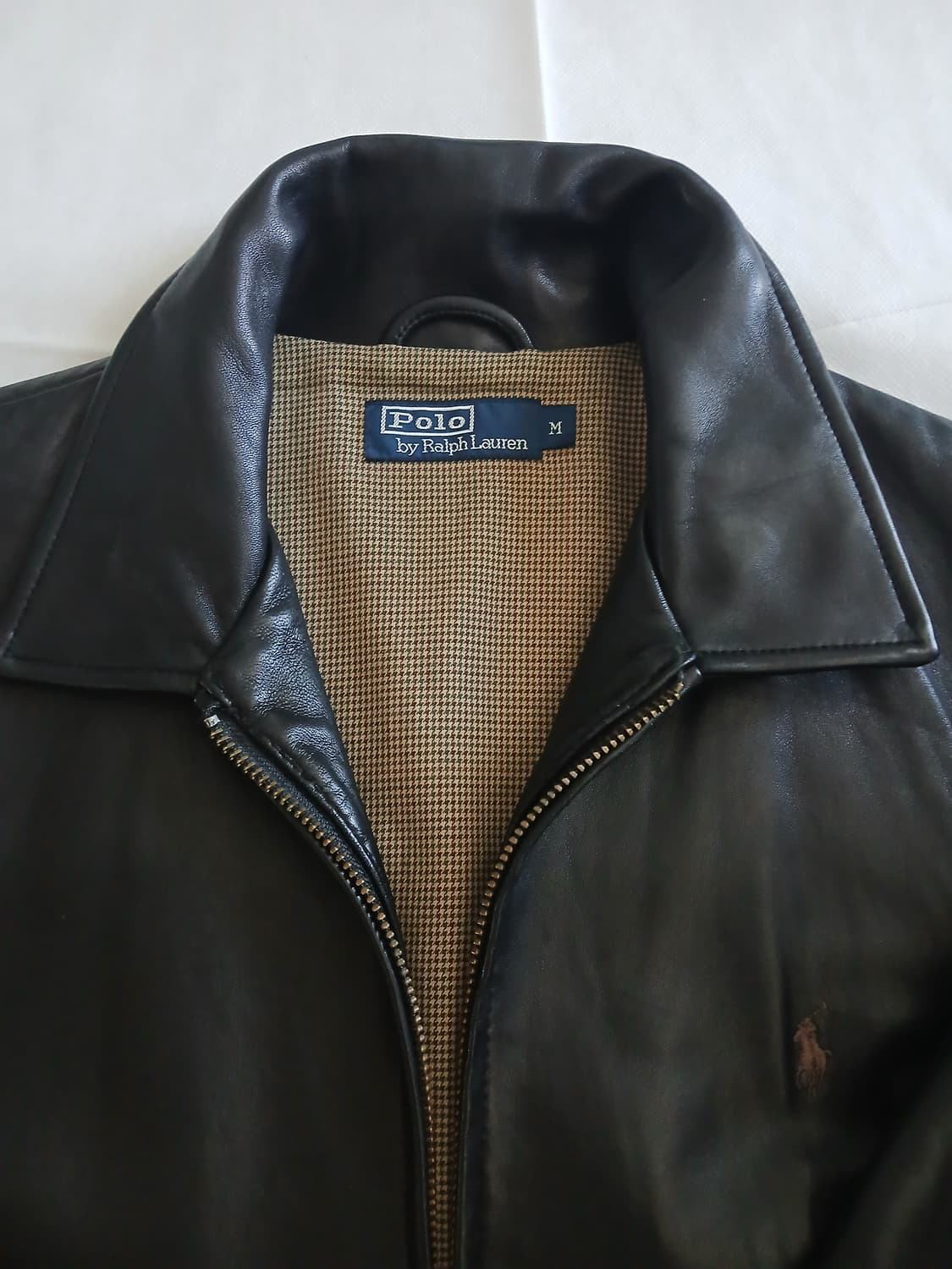 폴로 맥스웰 램스킨레더자켓 블랙M 상품이미지2