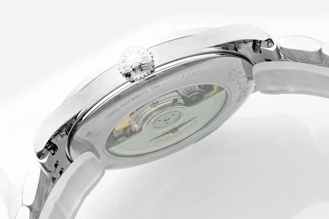 론진 레코드 오토매틱 40mm 스테인리스 스틸 블랙 상품이미지4