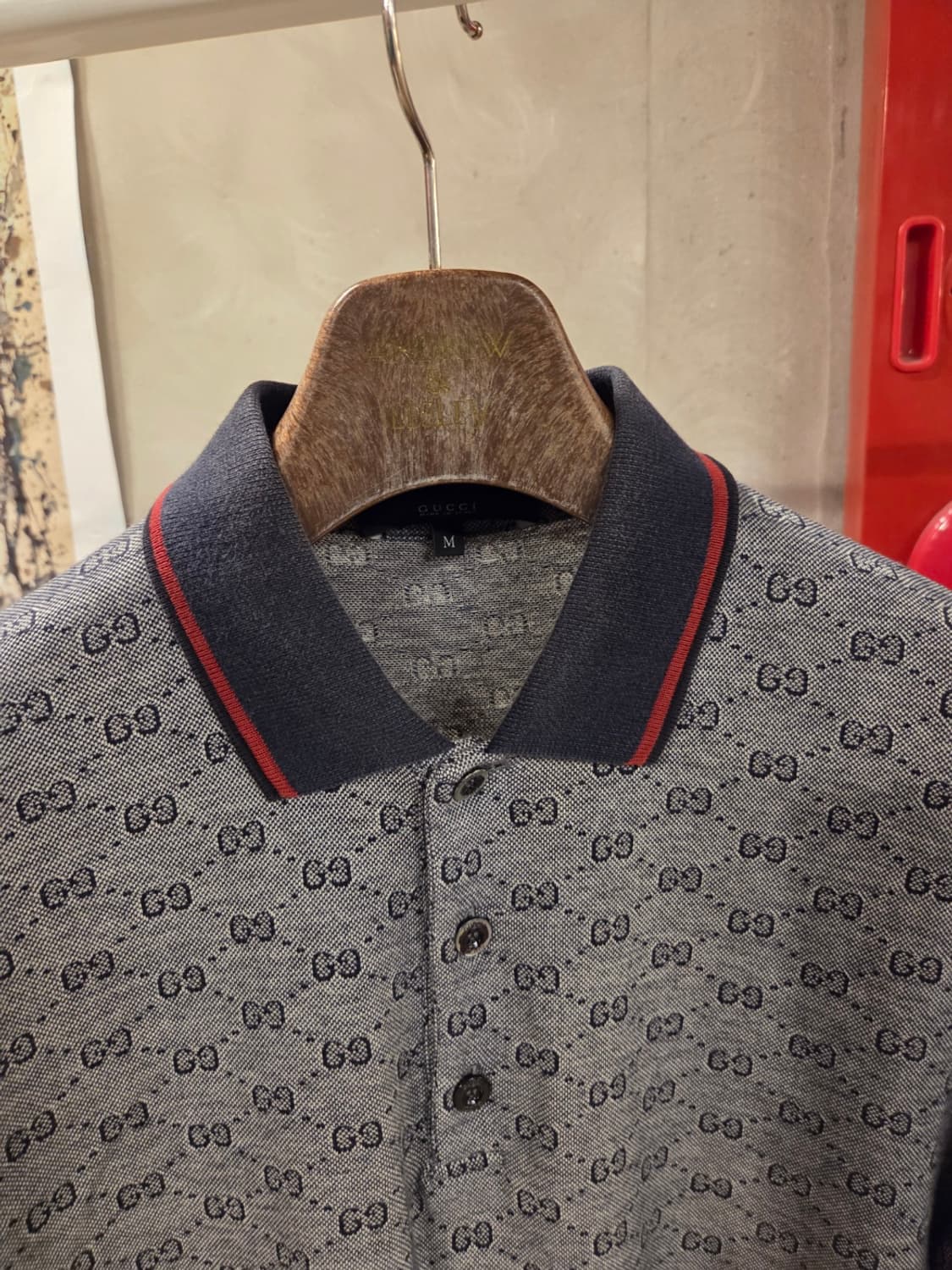 구찌 자가드패턴 클래식 PK 티셔츠 상품이미지8