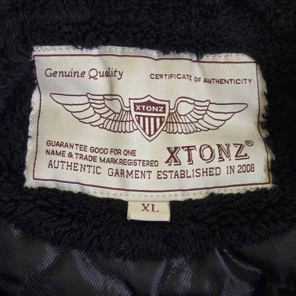 엑스톤즈 블랙 플리스 후드 집업 XL 상품이미지4