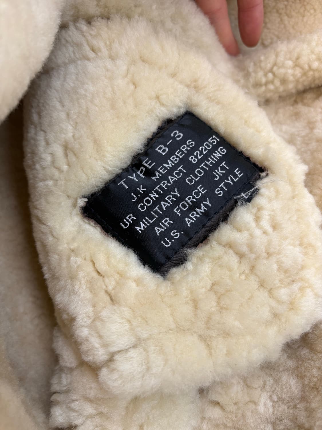 B-3 양털 무스탕 재킷 상품이미지10