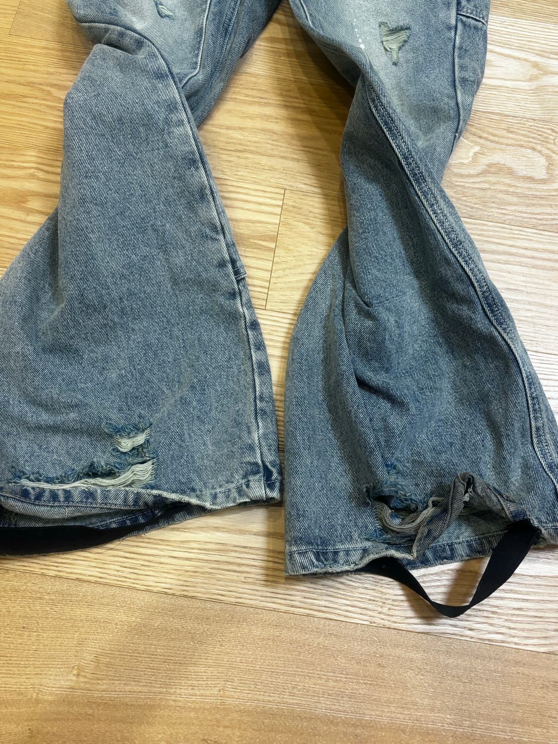 M)스키즘인듀싱 더블니 부츠컷 팬츠 상품이미지3