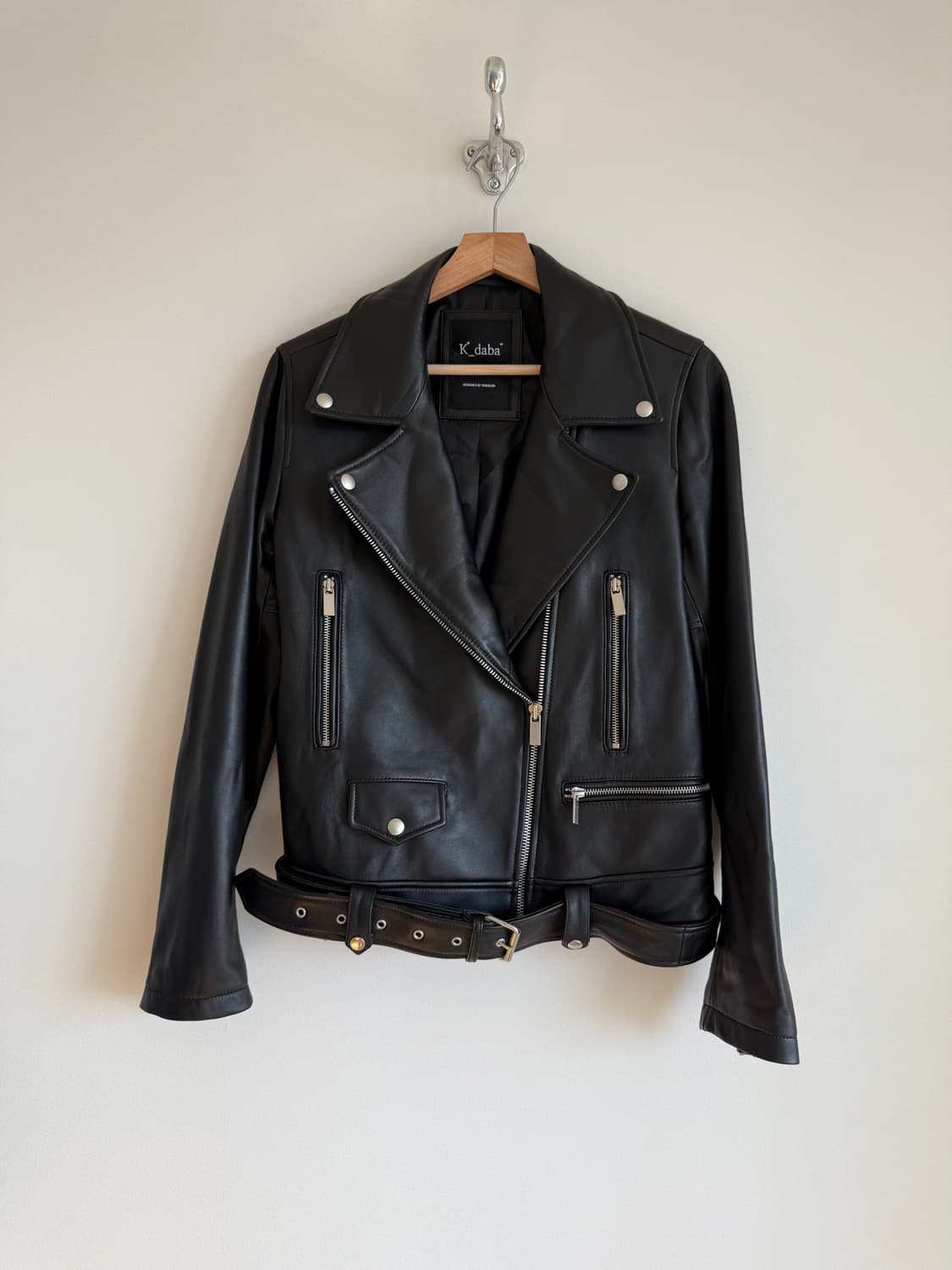 다바걸(D&B By DABAGIRL) 램스킨 레더 자켓 상품이미지1