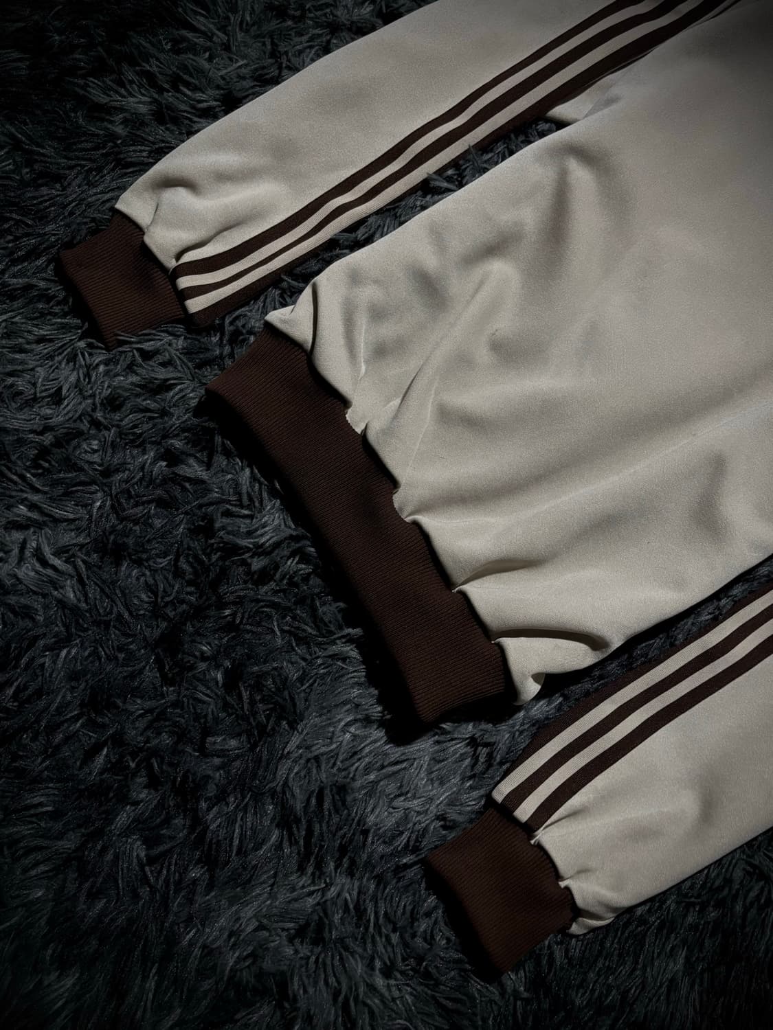 ADIDAS DESCENTE 아이보리 브라운 트랙탑 상품이미지9