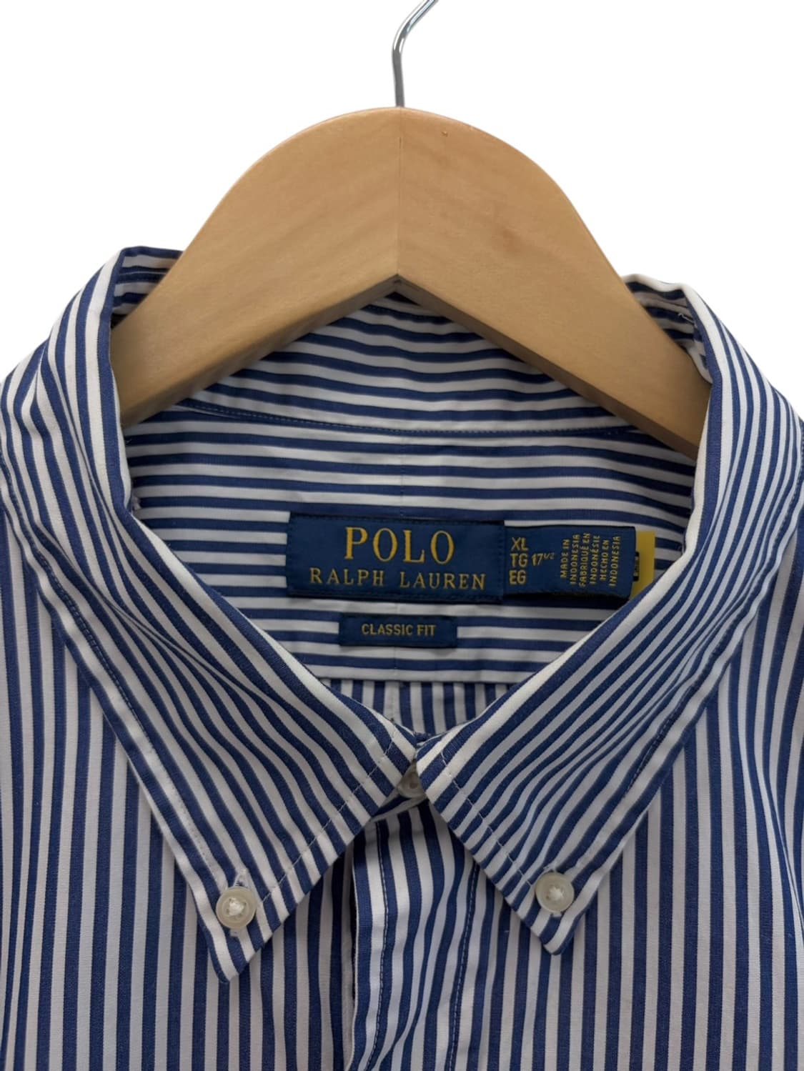 폴로 스트라이프 반팔 셔츠 (XL)  상품이미지3