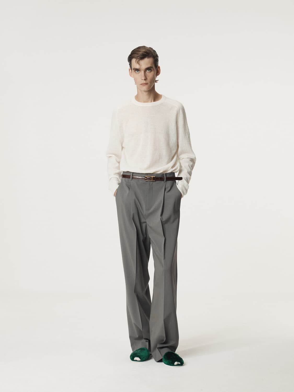 렉토 25FW RC 시어 니트 탑 상품이미지3