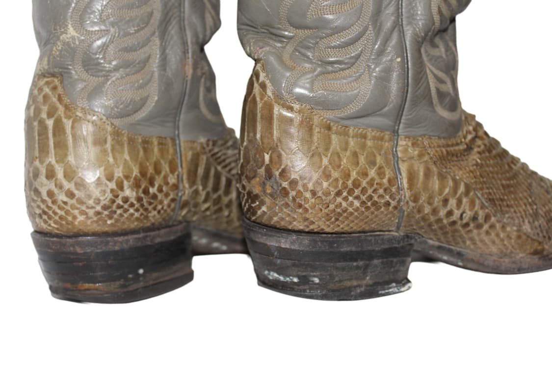 Tony Lama 토니라마 파이톤 스네이크 웨스턴 부츠 상품이미지5