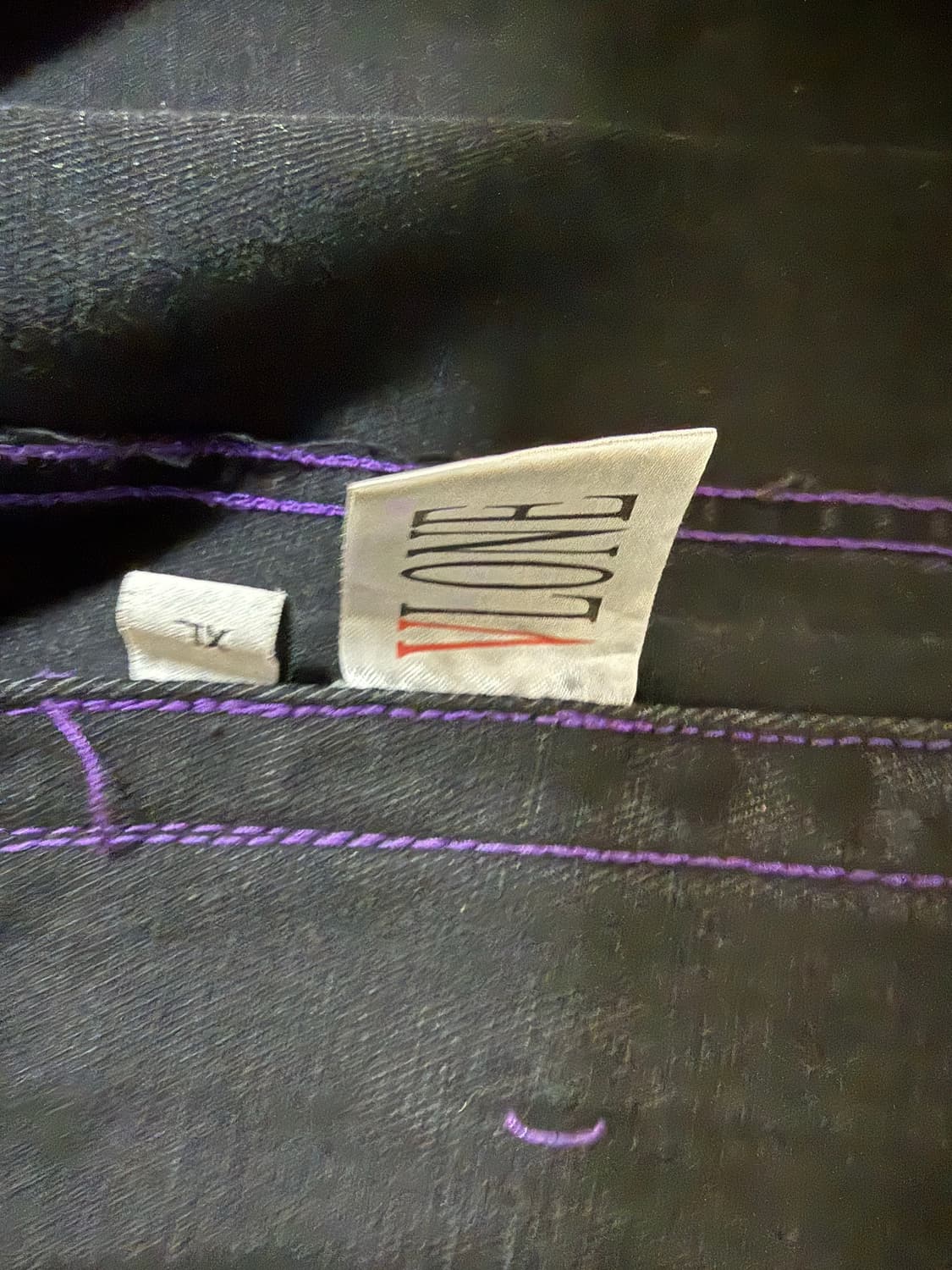 브이론 프렌즈 퍼플 데님 자켓 상품이미지3