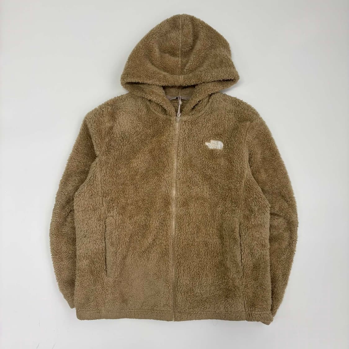 노스페이스 베이지 플리스 자켓 쉐르파 후리스 희귀져지(XL) 상품이미지2