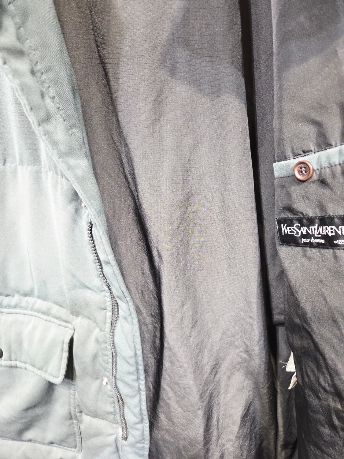 입생로랑 옴므 빈티지 패딩 자켓 상품이미지8