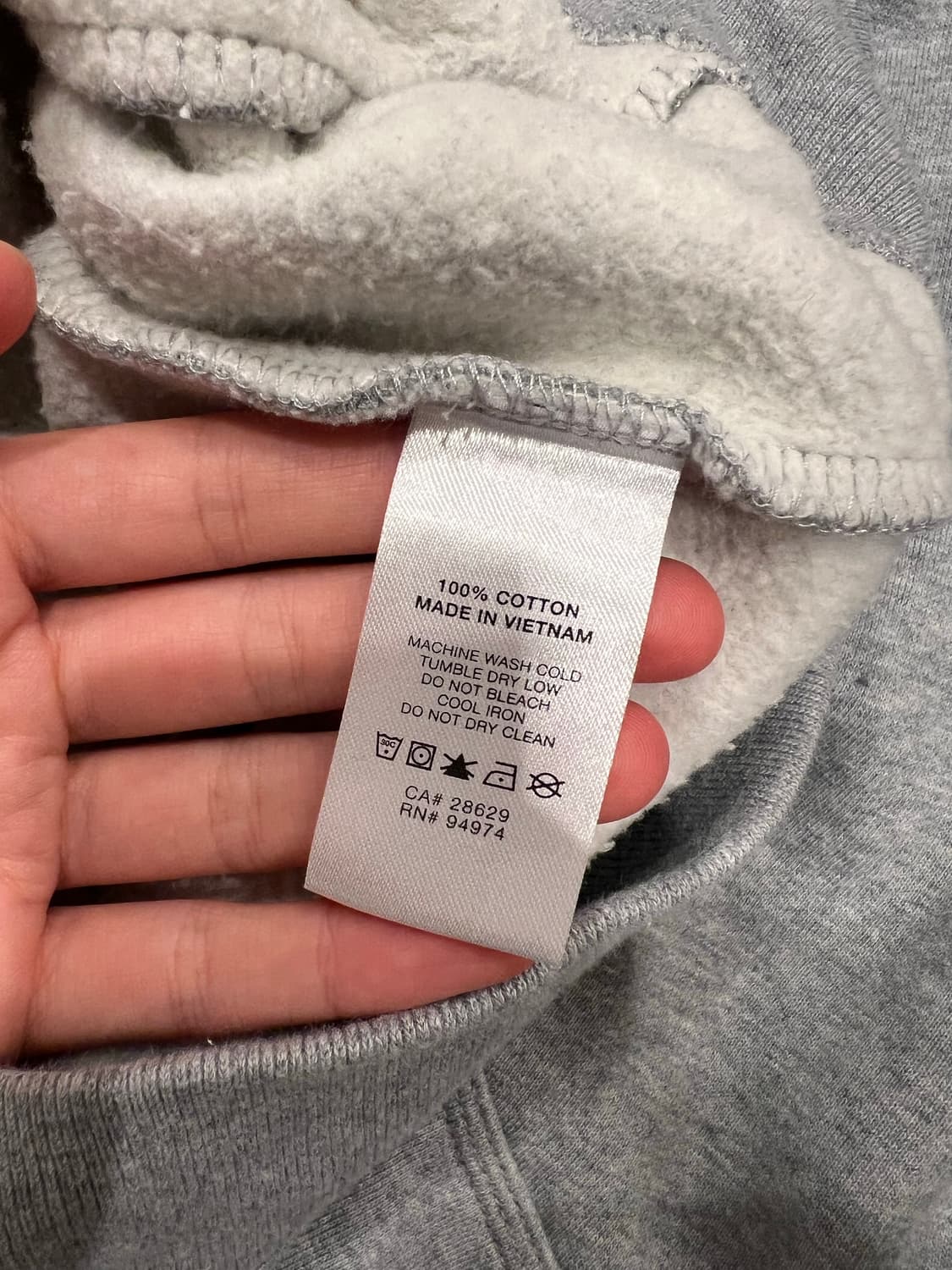 스투시 stock logo mock (grey heather) 상품이미지7