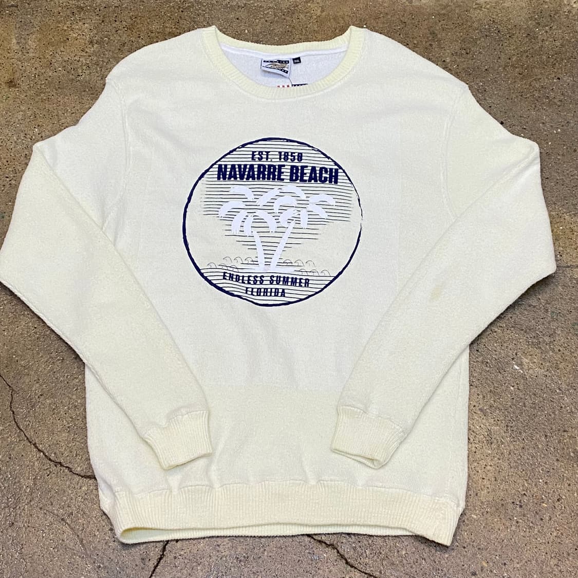 USA 미국 빈티지 NAVARRE BEACH 맨투맨 상품이미지2
