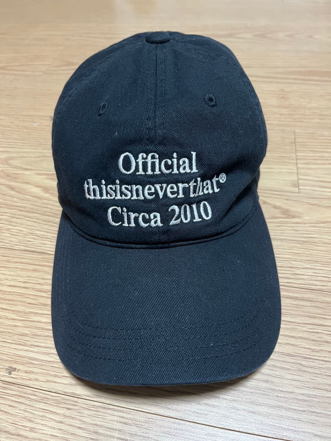 디네댓 디스이즈네버댓 블랙 볼캡 모자 상품이미지2