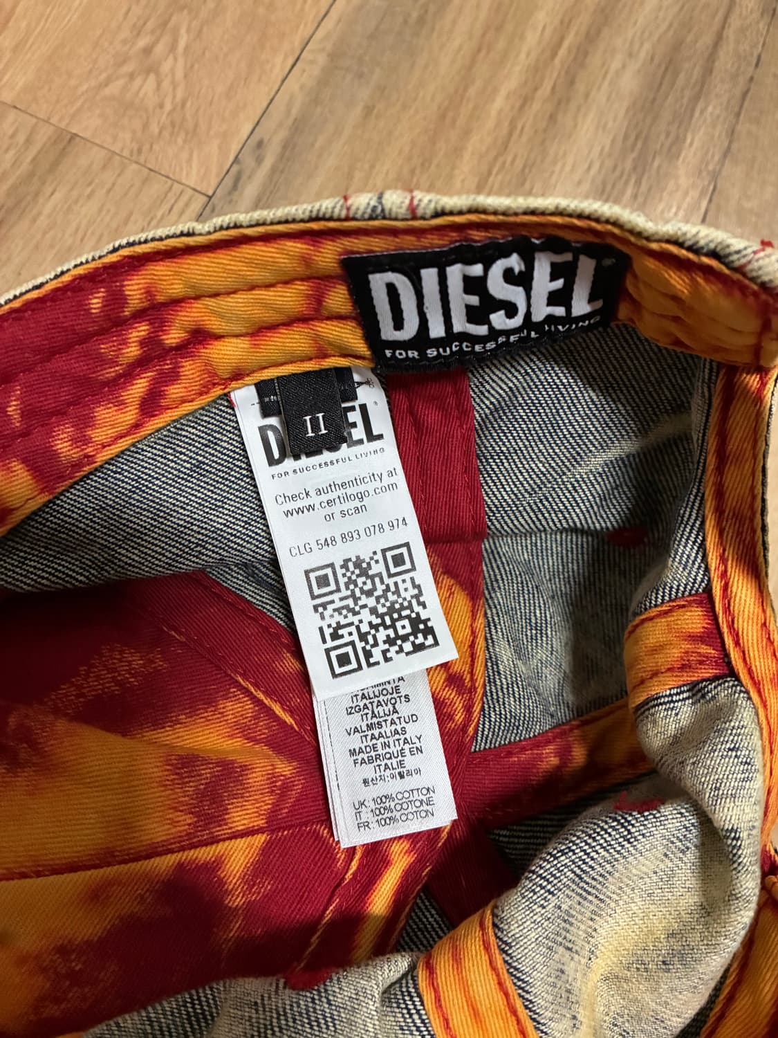 [새상품] 디젤 세이몬 모자 (사이즈 2) 상품이미지6