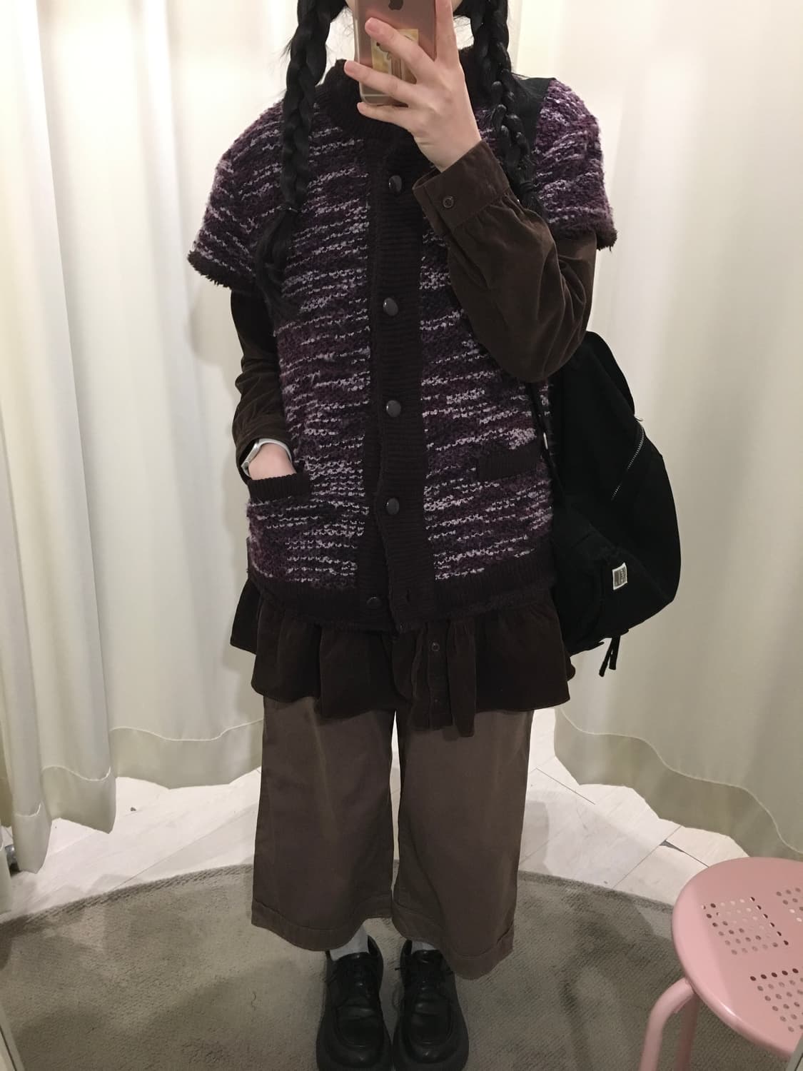 fleece knit cardigan 상품이미지3