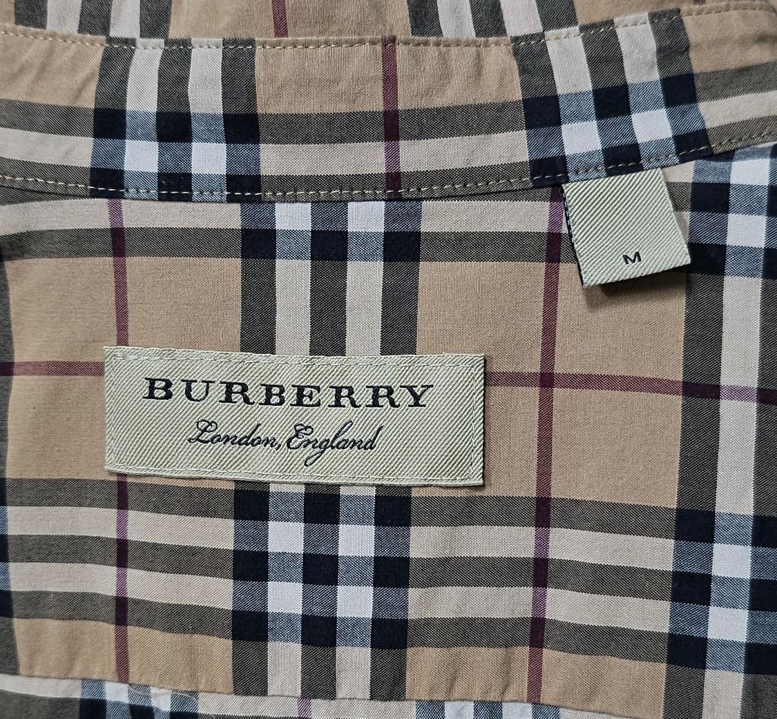 버버리 체크 남방 상품이미지7