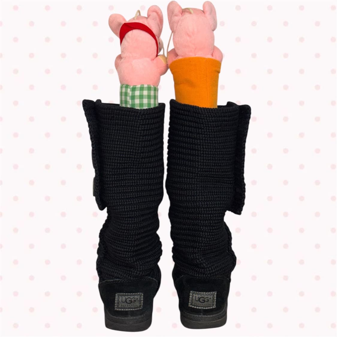 UGG사의 클래식 카디 니트 부츠 BK (220) 상품이미지5