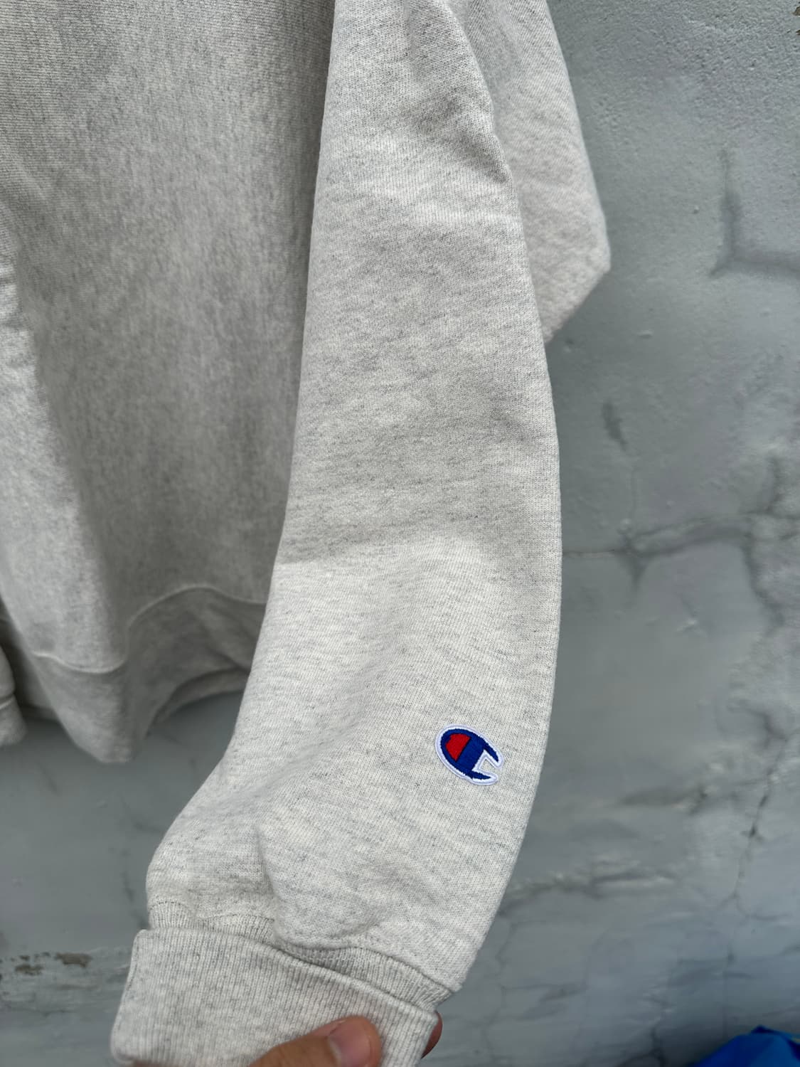 [XL-2XL] 챔피온 리버스위브 오트밀 맨투맨 상품이미지6