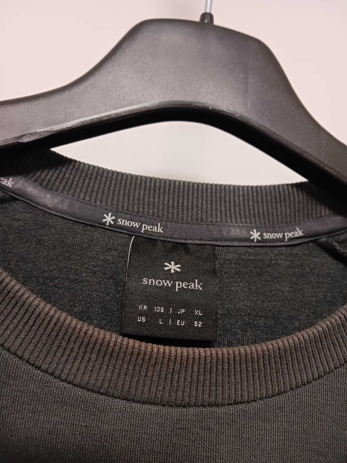 스노우피크 라운드넥 맨투맨 상품이미지3