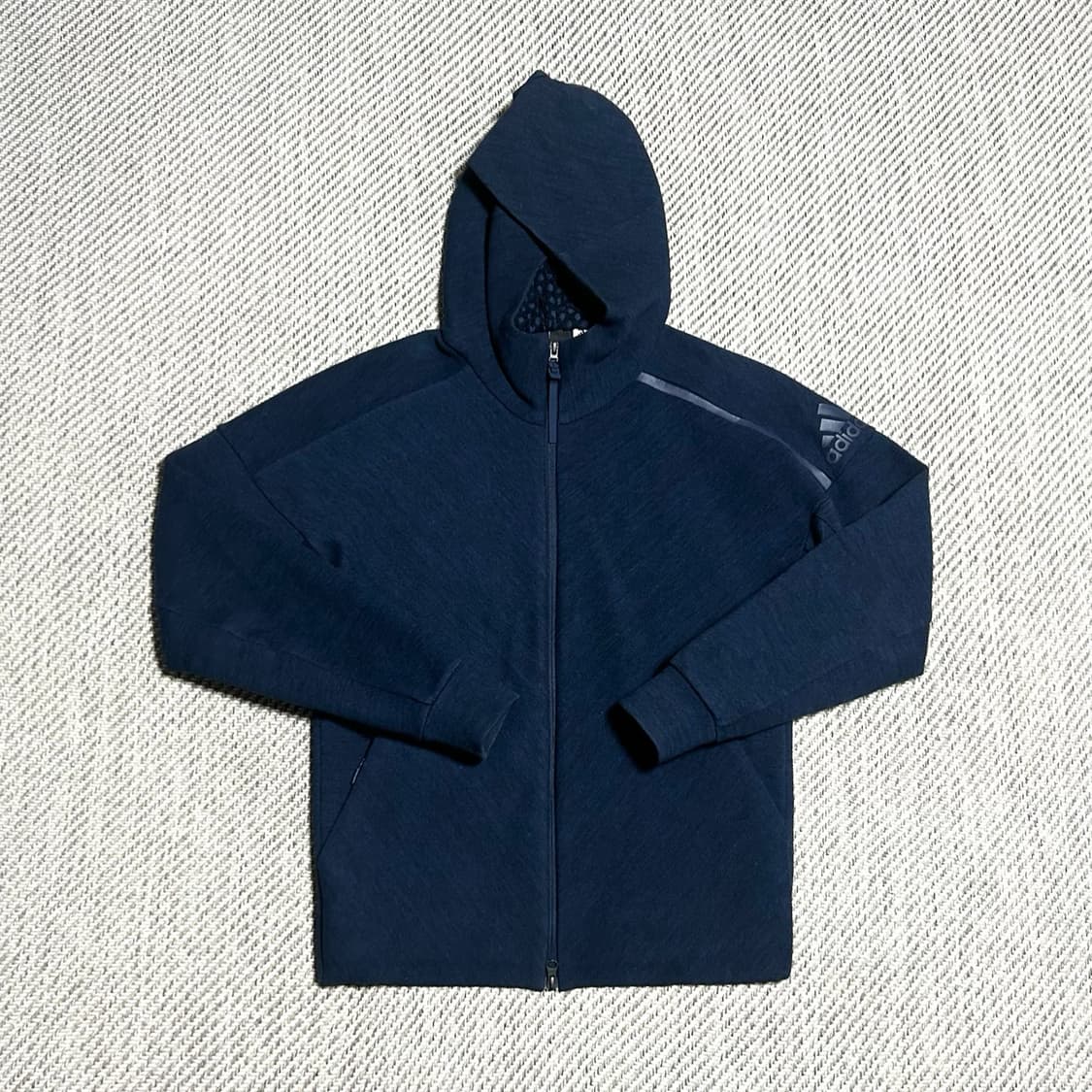 [M] adidas 아디다스 ZNE 네이비 후드집업 자켓 상품이미지1