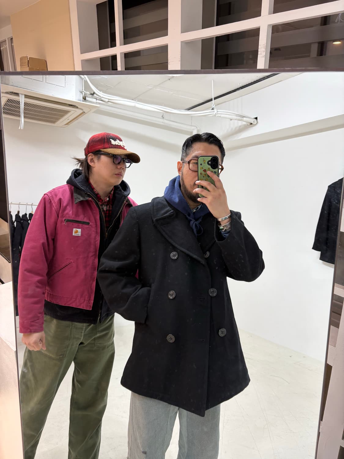 90‘s USN Wool Pea Overcoat. 상품이미지9