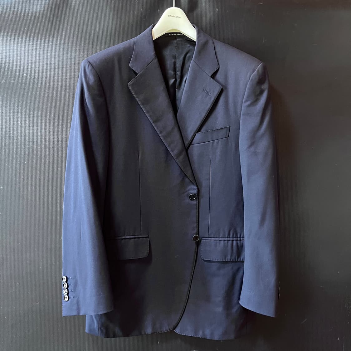 카날리 이태리 네이비 울 자켓   상품이미지7