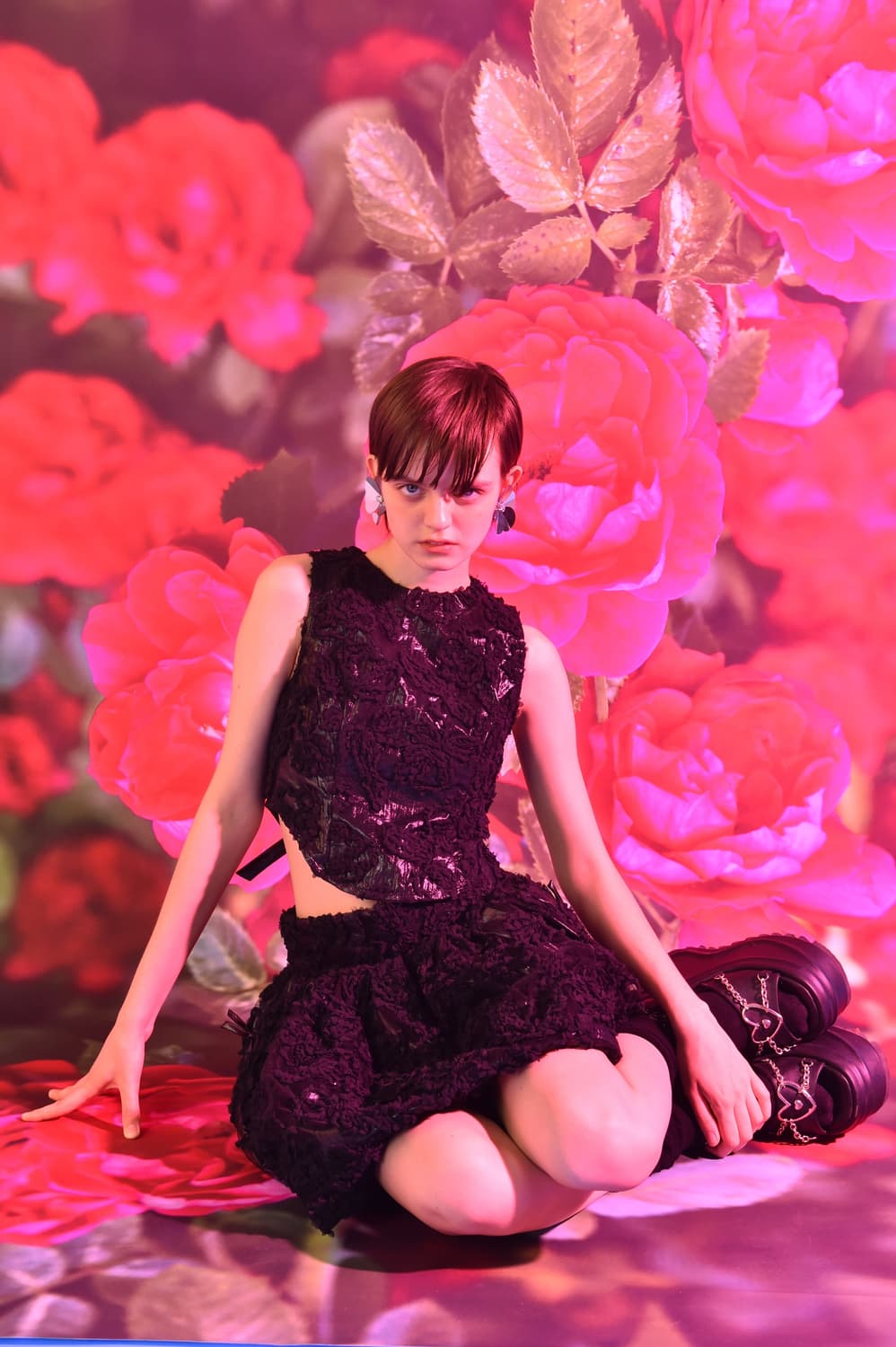 비뮈에트 Bmuette 플라워 탑 실버 상품이미지1