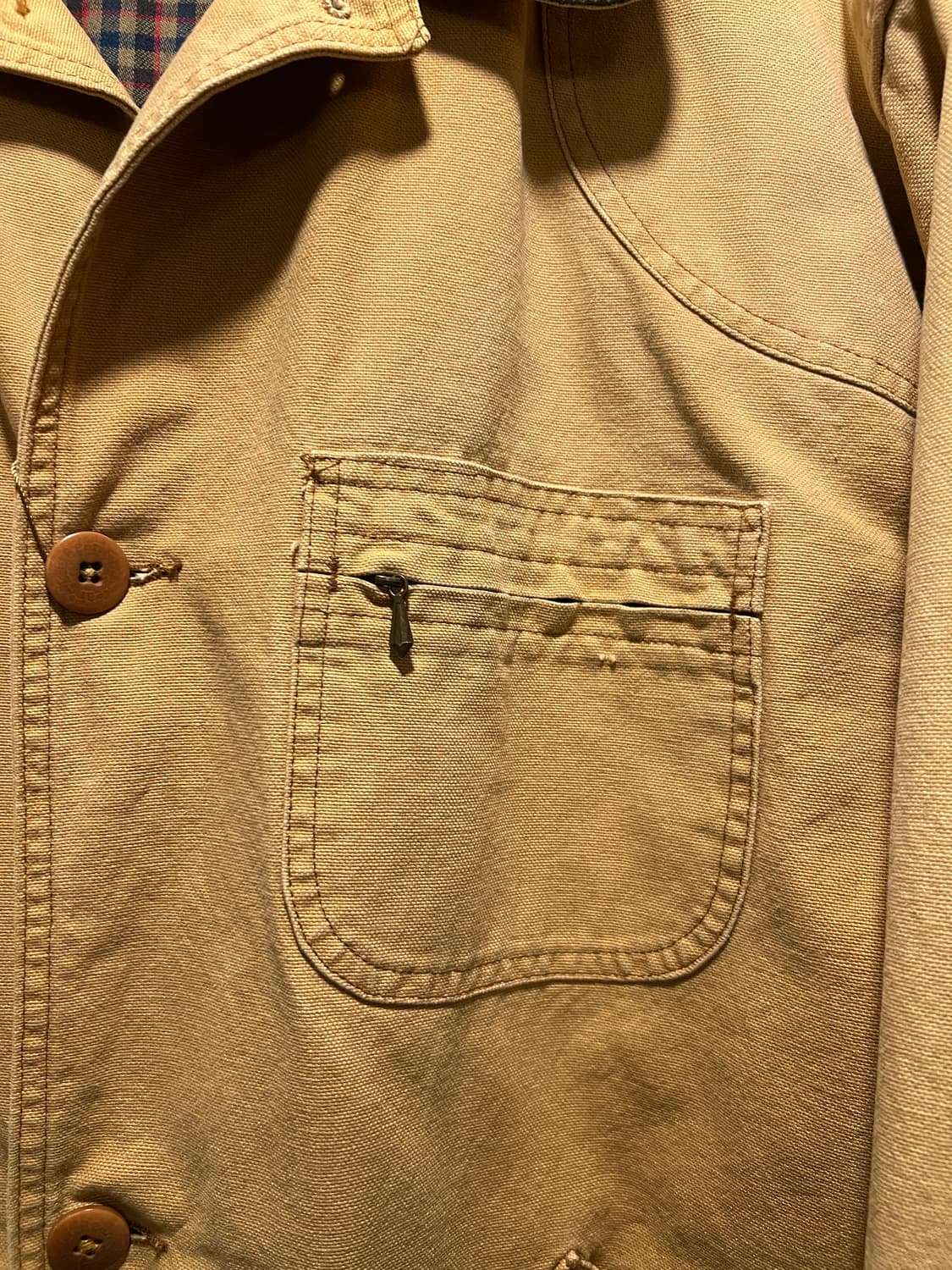 [2XL]90's 엘엘빈 USA 프리마로프트 라이닝 브라운 헌팅 자켓 상품이미지5