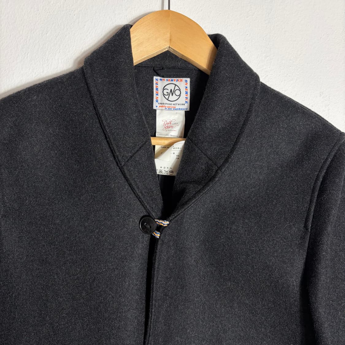 가브스토어 다크그레이 울자켓(Free) 상품이미지3