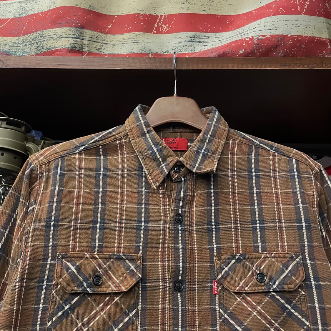 00s 리바이스 레드탭 빈티지 멀티 체크 포켓 셔츠 N402 상품이미지3