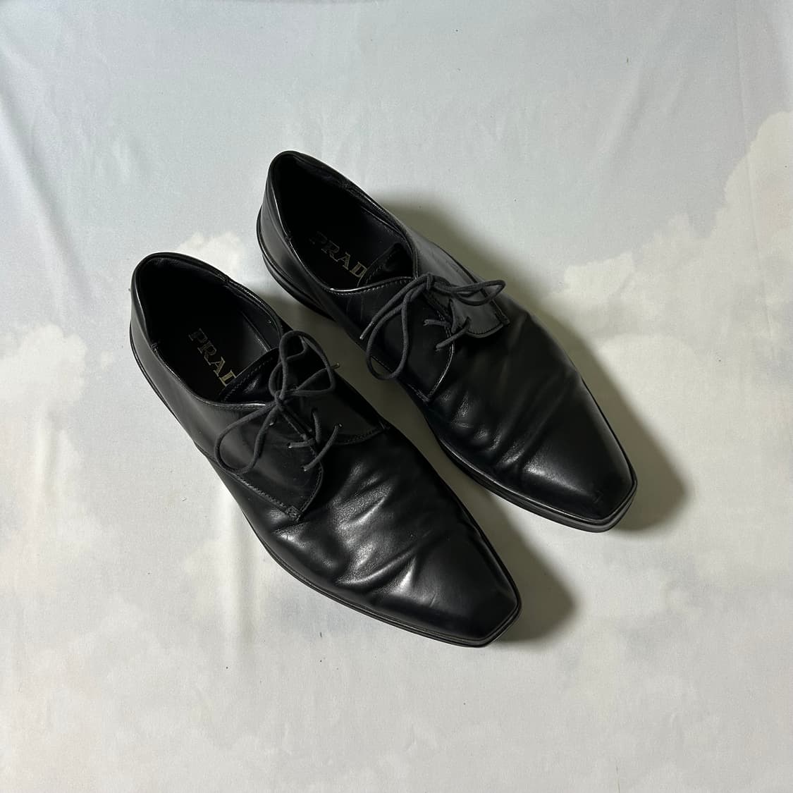 Prada sports semi square toe derby shoes 상품이미지2