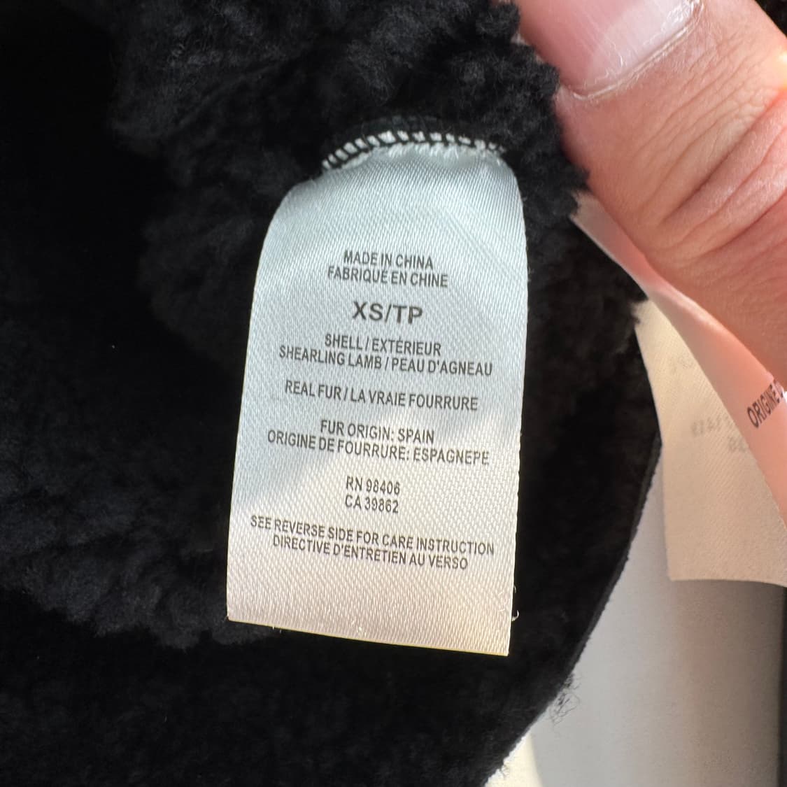 띠어리 양가죽 무스탕  상품이미지4