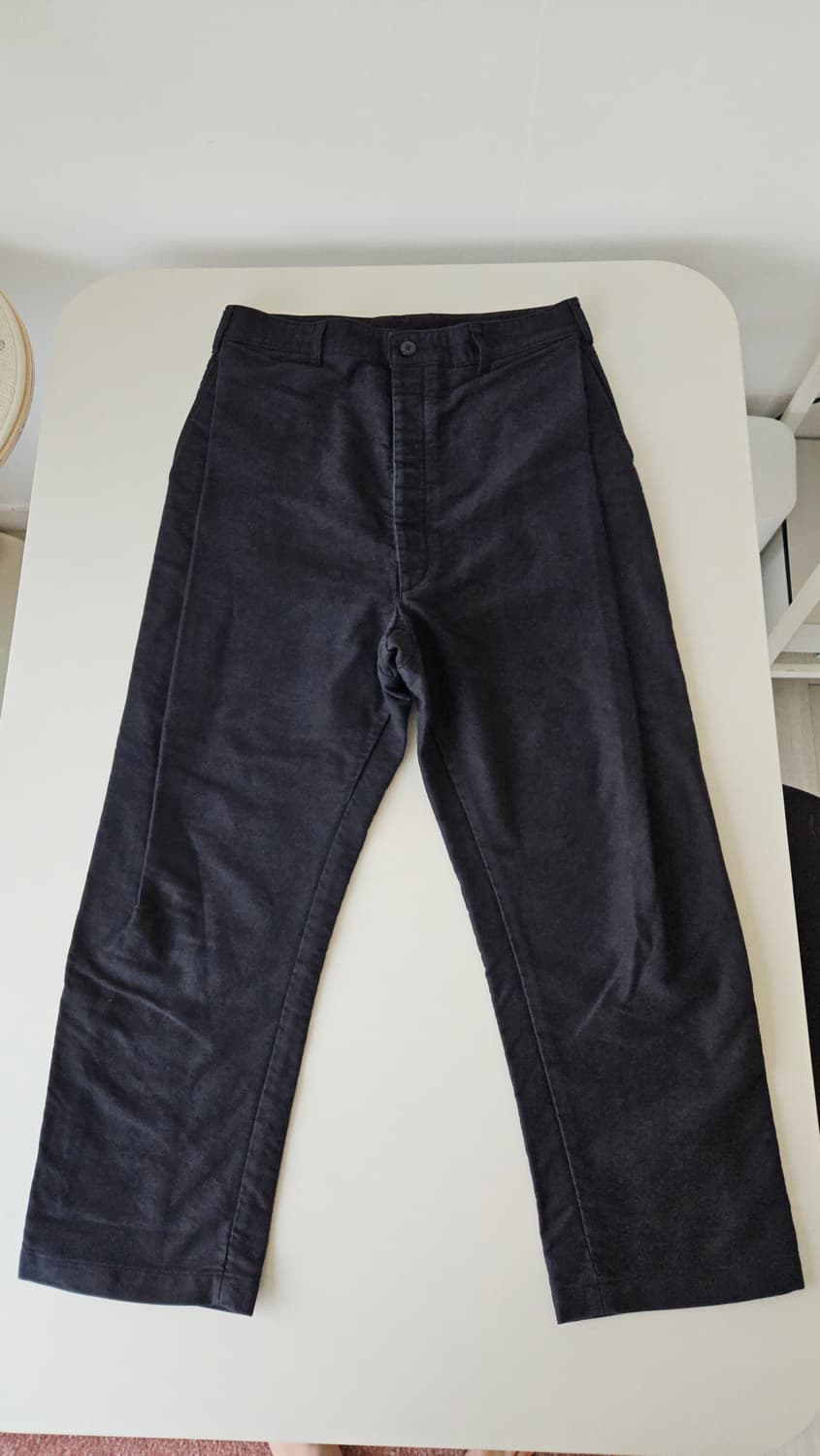 [3] 우틸 outil 블랙 몰스킨 팬츠 상품이미지1