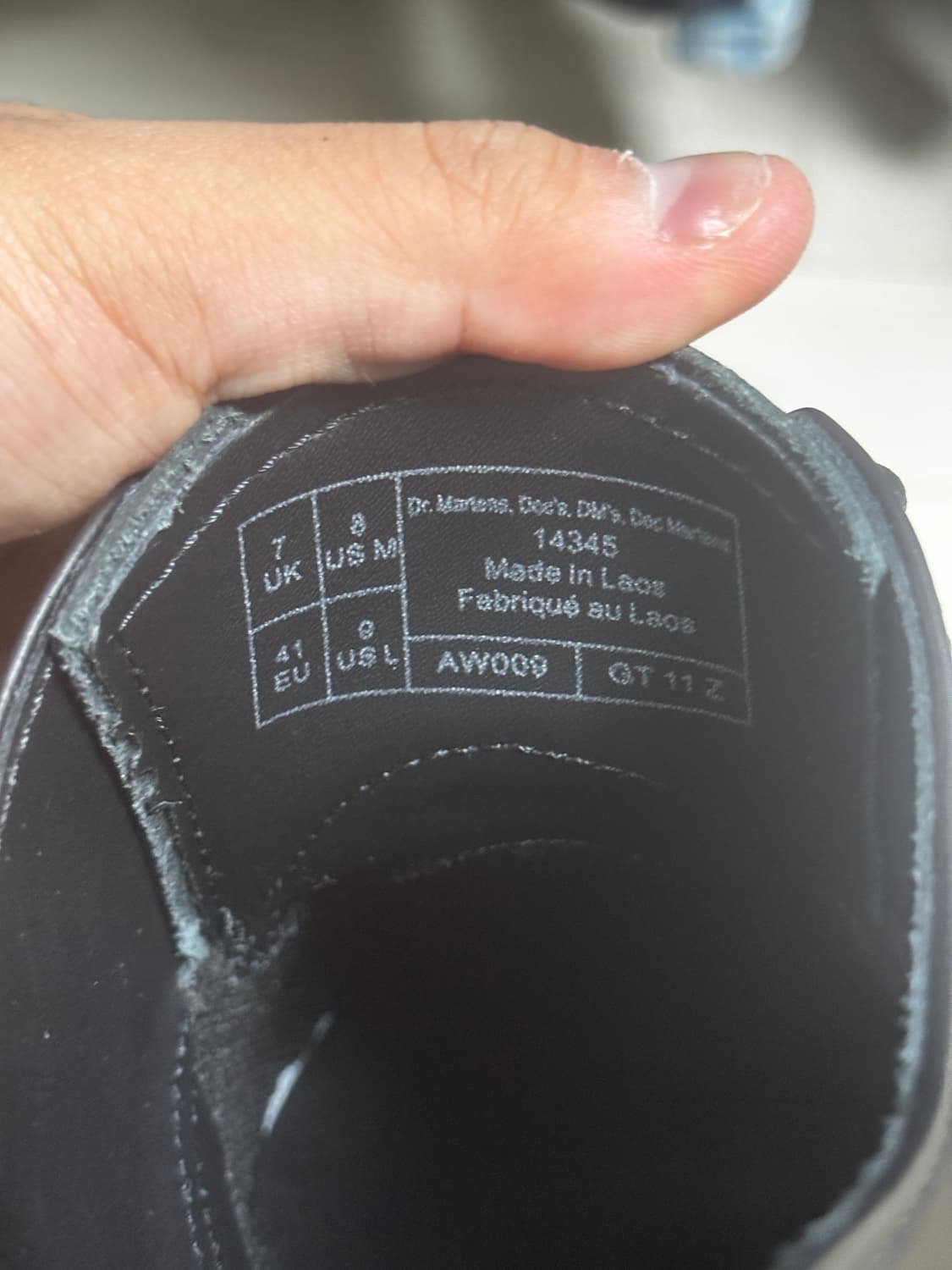 닥터마틴  1461 모노 블랙 상품이미지4