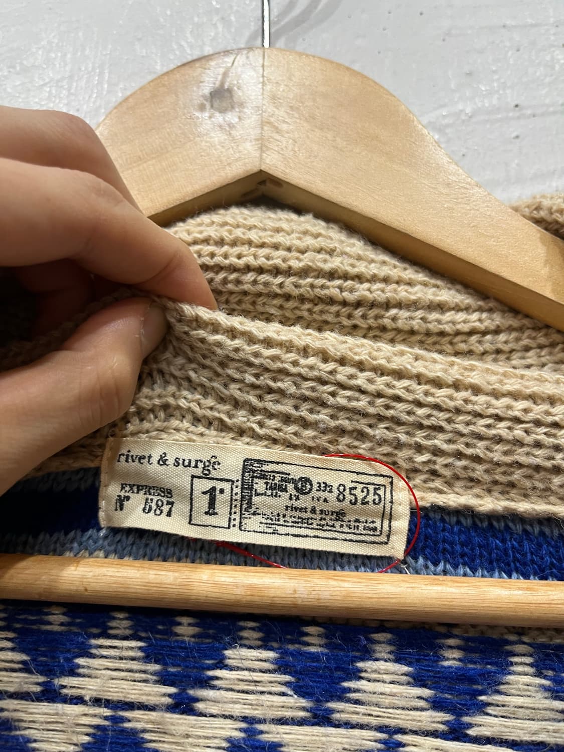 RIVET&SURGE 리벳앤서지 노르딕 루즈핏 가디건 우먼즈 상품이미지5