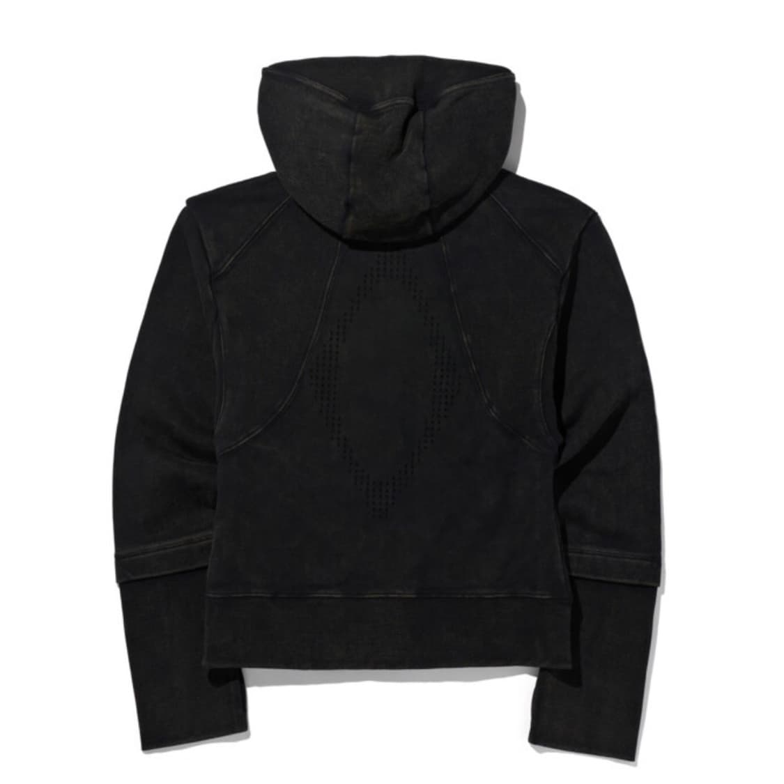 RHOMBUS PUNCHING HOODIE ZIP-UP - WASHED 상품이미지2