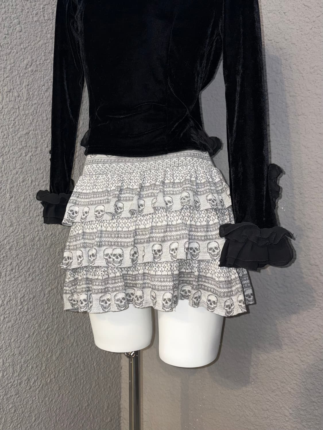 히스테릭글래머 스컬 캉캉 스커트 상품이미지4