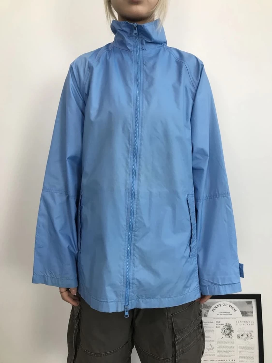 Armani Jeans Light Blue Windbreaker 상품이미지3