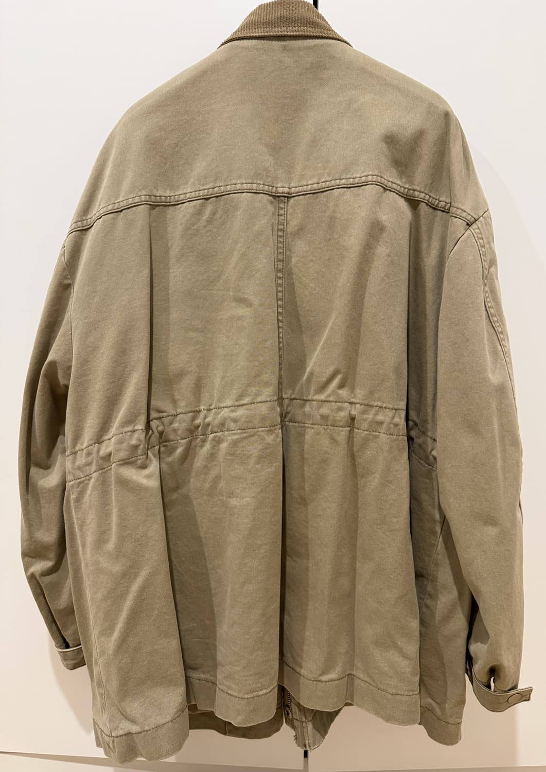 파사드패턴 코튼 유틸리티 재킷 S 카키베이지 상품이미지3