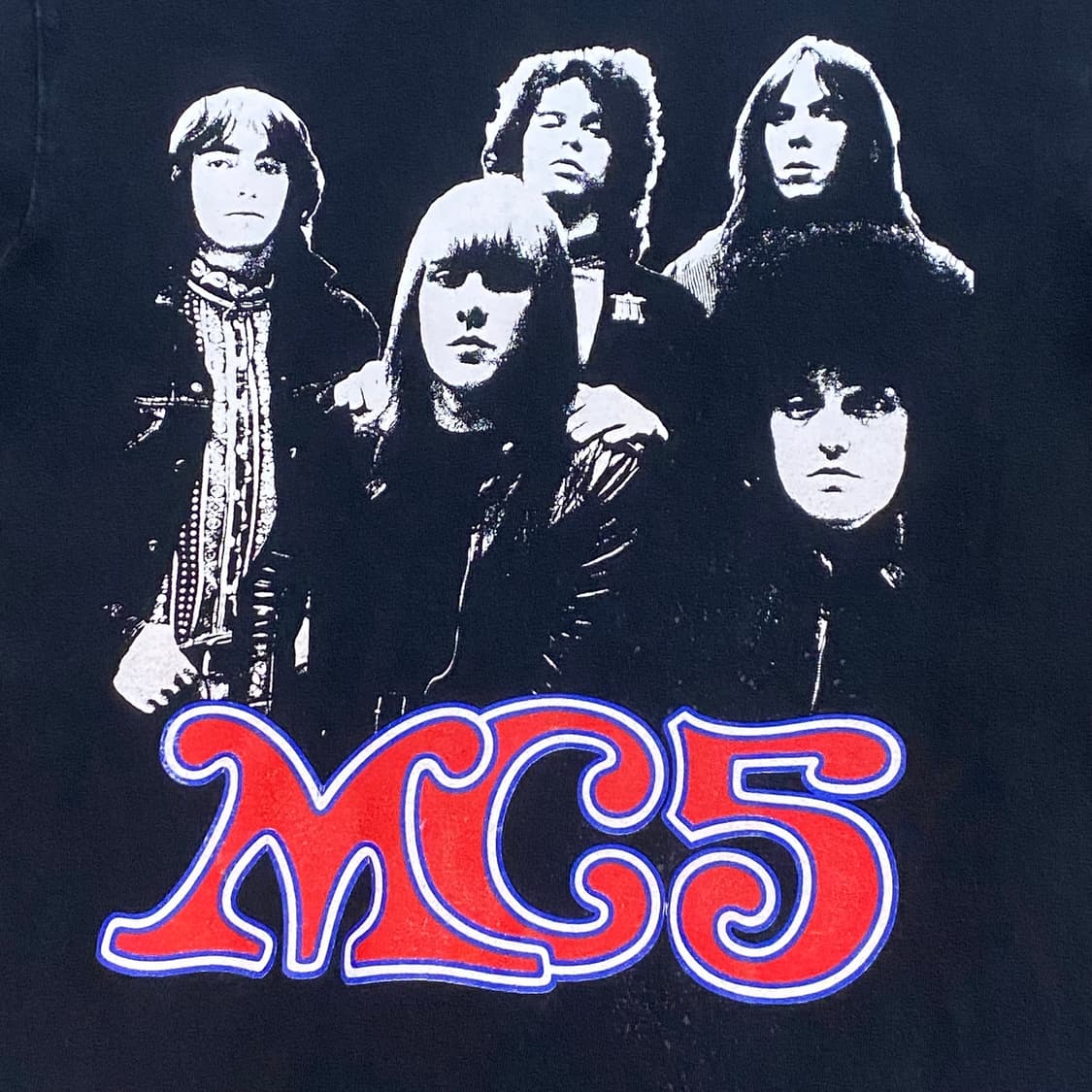 미국 빈티지 길단 헤비코튼 밴드 MC5 프린팅 티셔츠 락티 상품이미지3