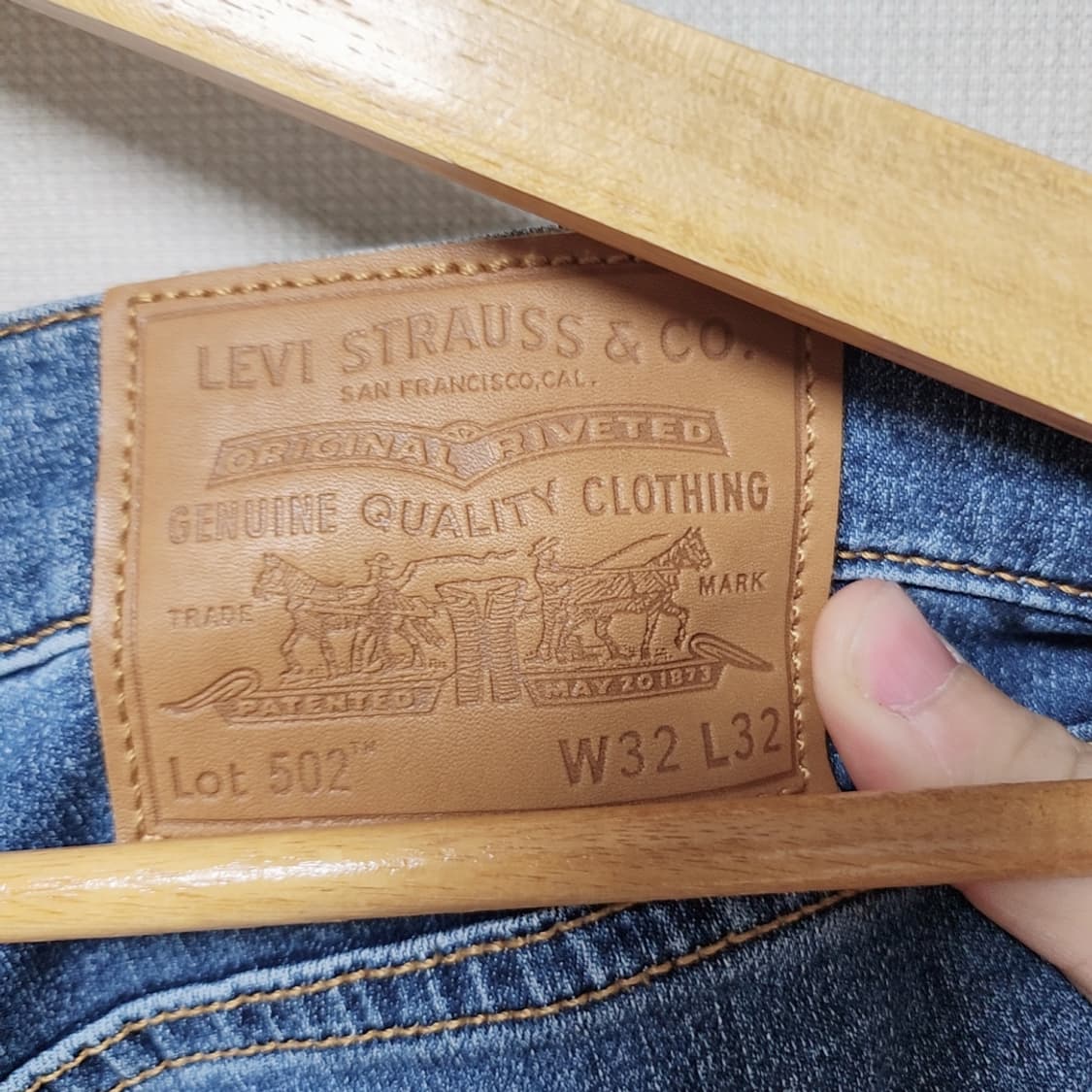 [32] 리바이스 502 프리미엄 청바지 데님 팬츠 상품이미지3