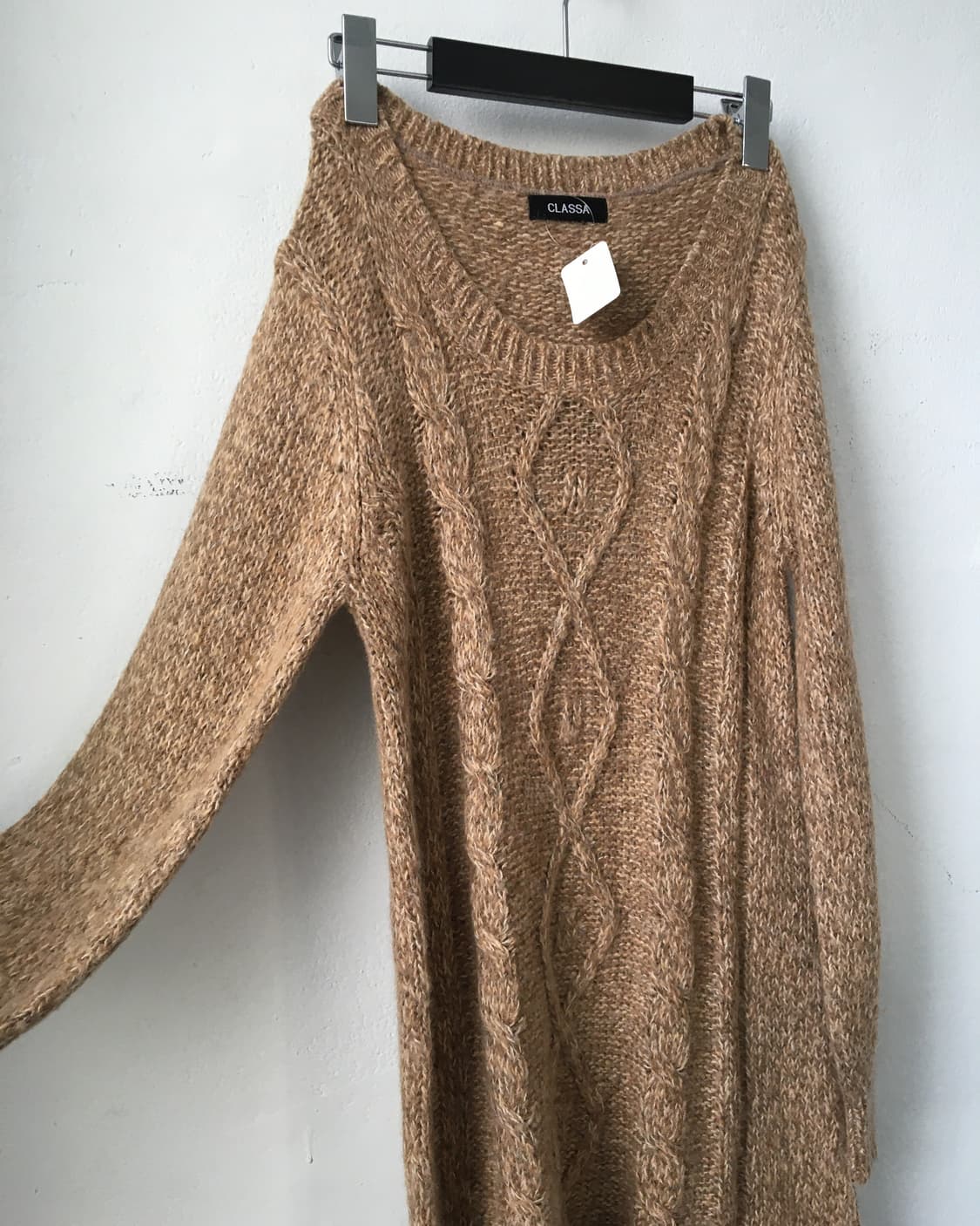 Cable pattern knit onepiece 상품이미지4