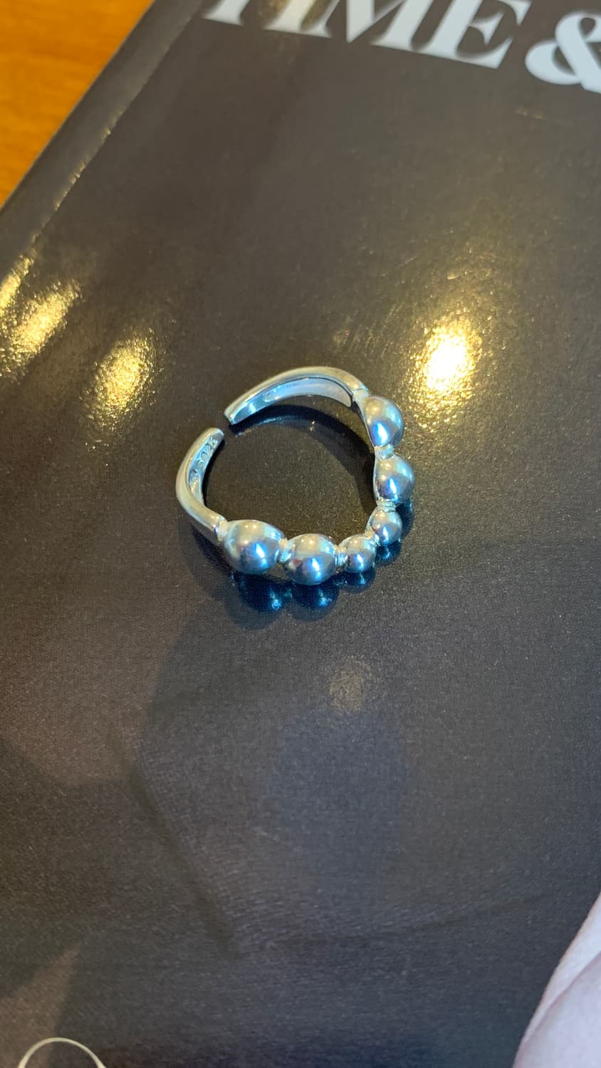 925 은볼웨이브오픈반지 상품이미지1