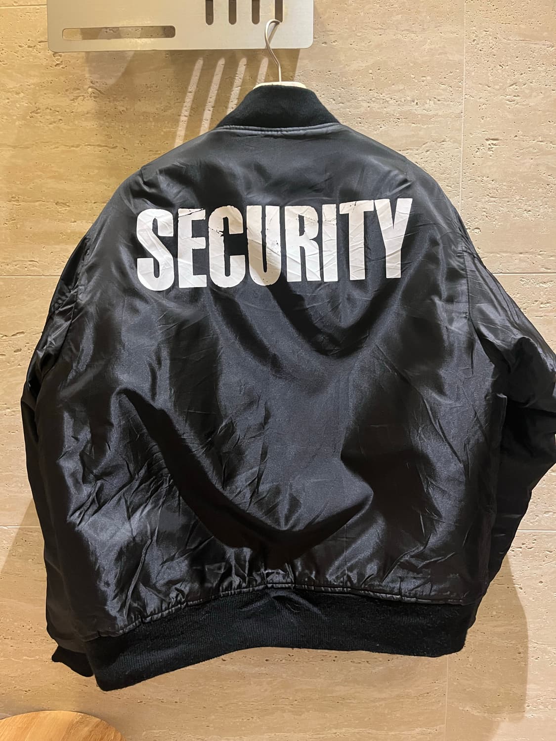 로스코 MA-1 블랙 항공점퍼 (SECURITY) 상품이미지3