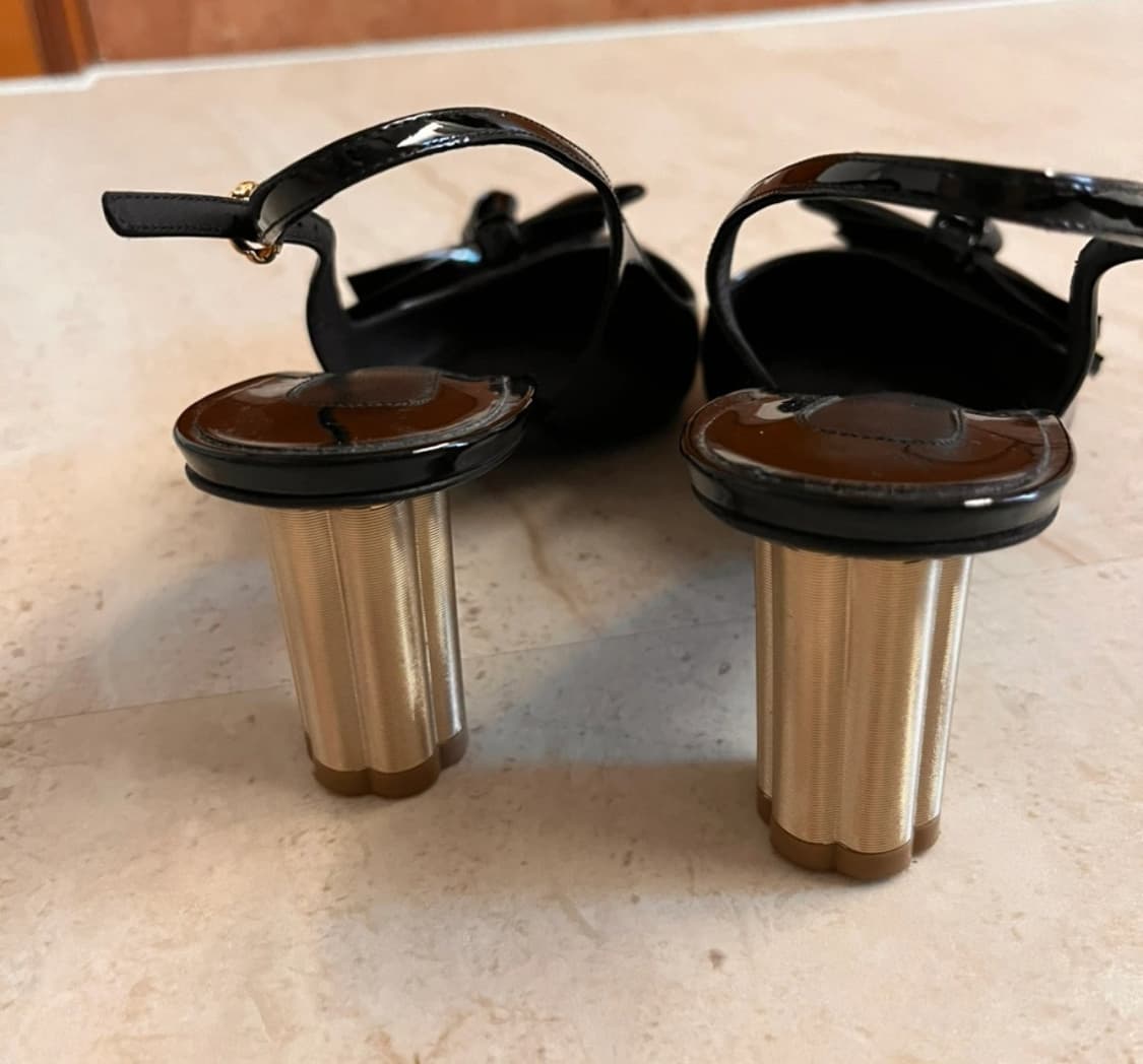 Ferragamo 페레가모 펌프스 슬링백 힐 상품이미지3