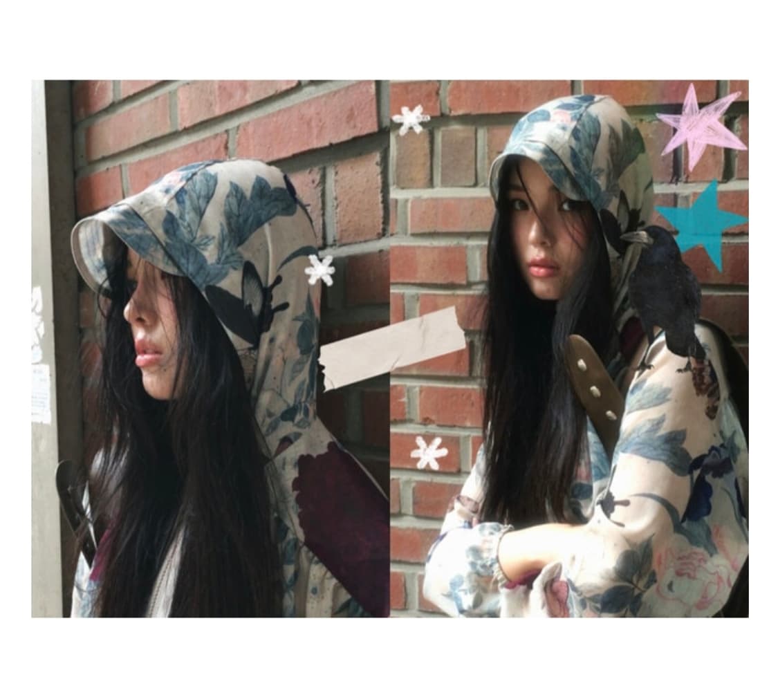 한땀한땀 호접도 쉬폰 점퍼 M 상품이미지6