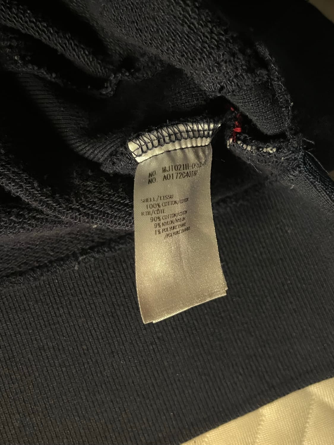 톰브라운 맨투맨 1사이즈 네이비 상품이미지5