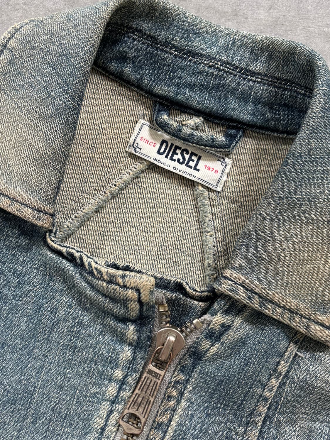Diesel 디젤 벨티드 데님 크롭 자켓  상품이미지7
