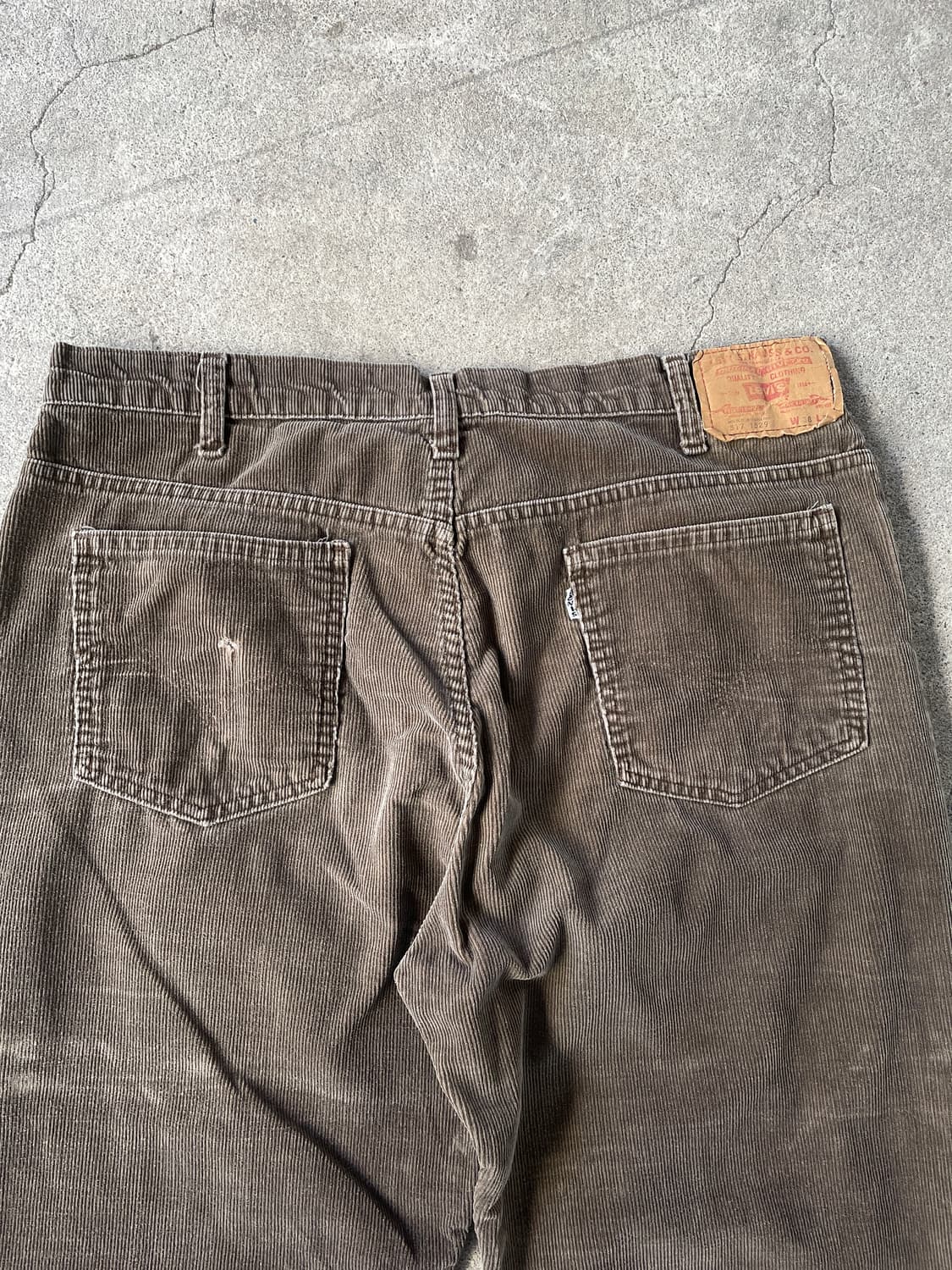 70s Levis 517 Coduroy Brown pants 상품이미지6