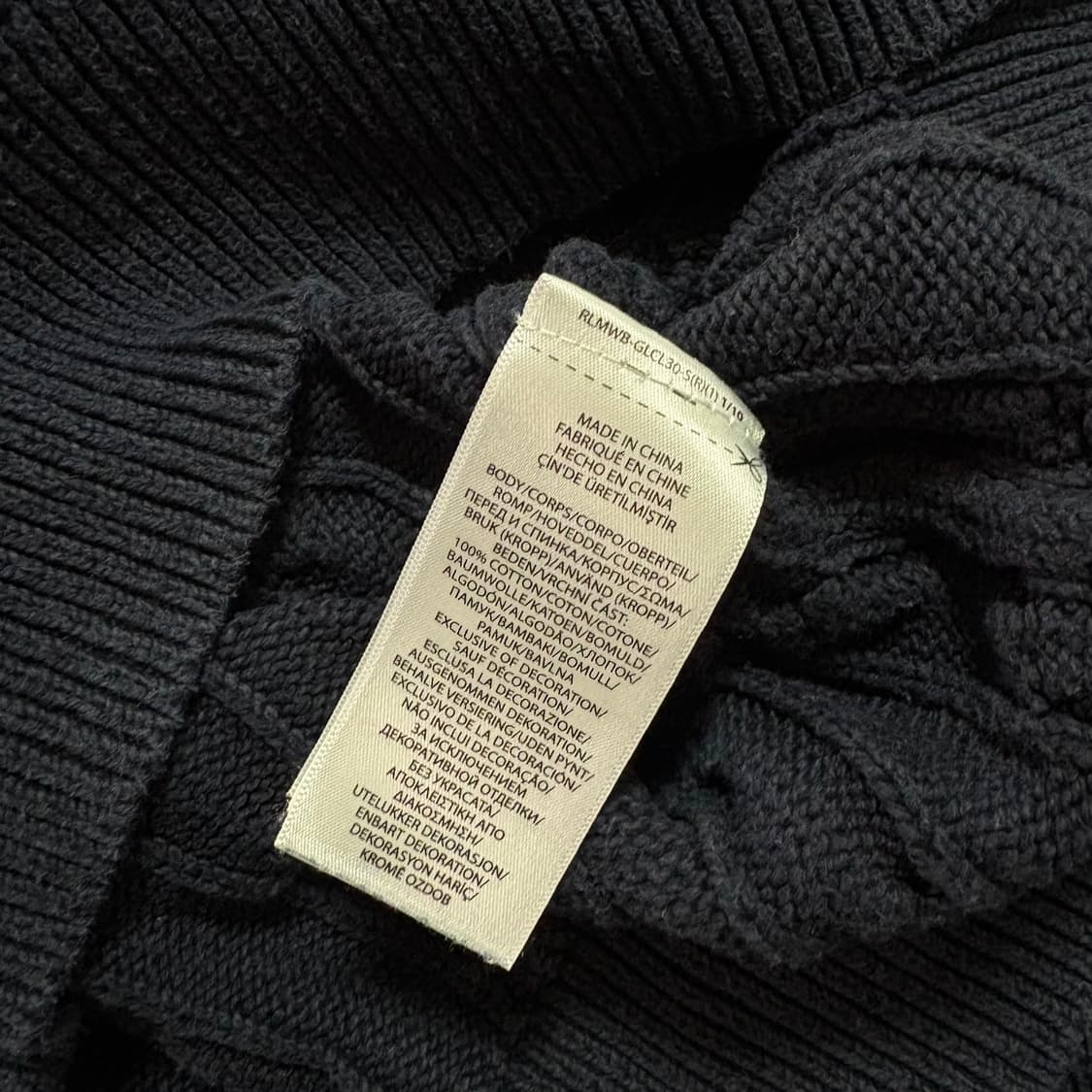 폴로랄프로렌 기본로고 하프집업 니트 상품이미지5